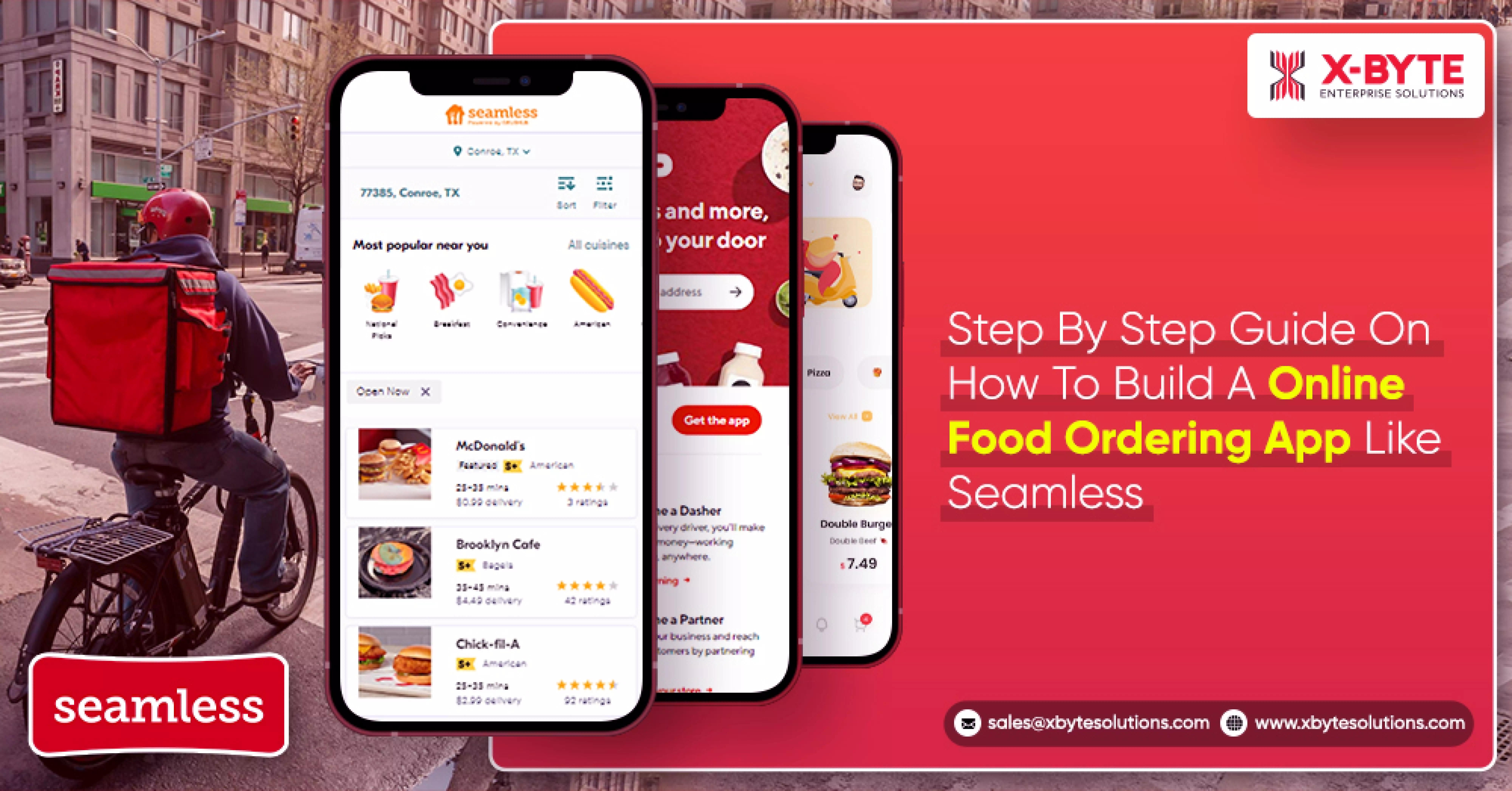 Seamless application steps